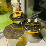 3 Black & White Coffee/Decor Table