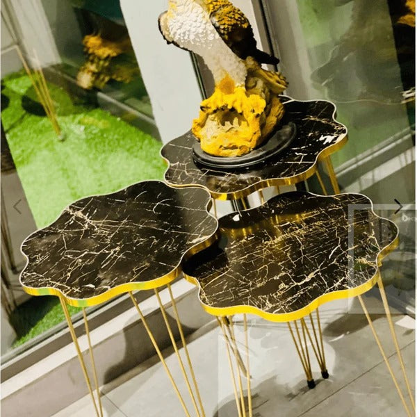 3 Black & White Coffee/Decor Table