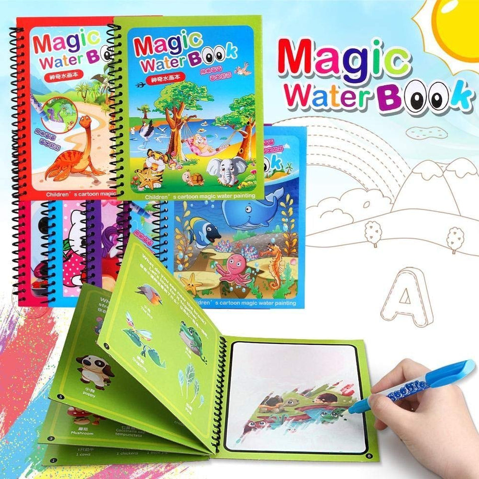 Magic Water Drawing Book for Kids